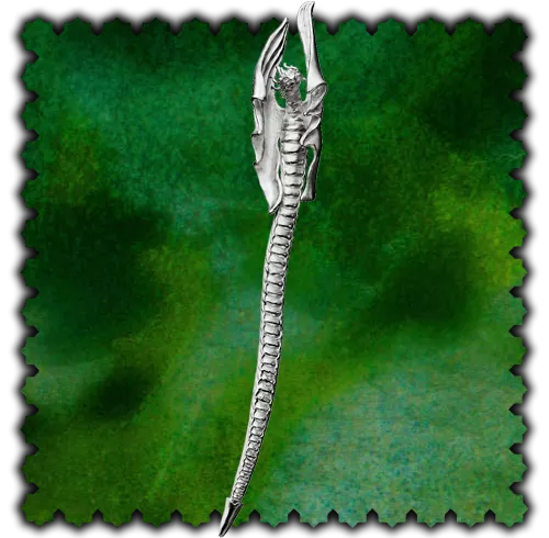 Brieföffner Drache, Sterling-Silber